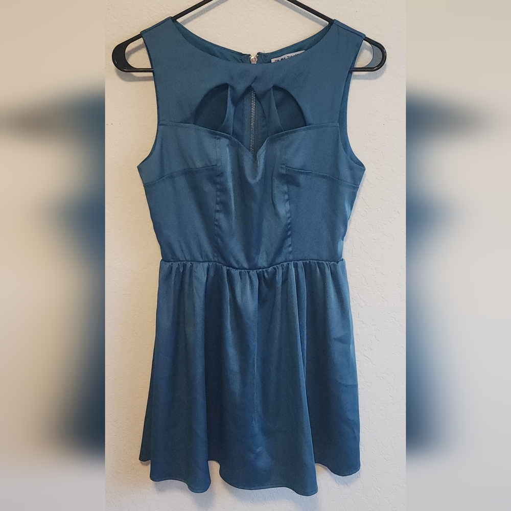 OH MY JULIAN INC. Teal Midi Dress
